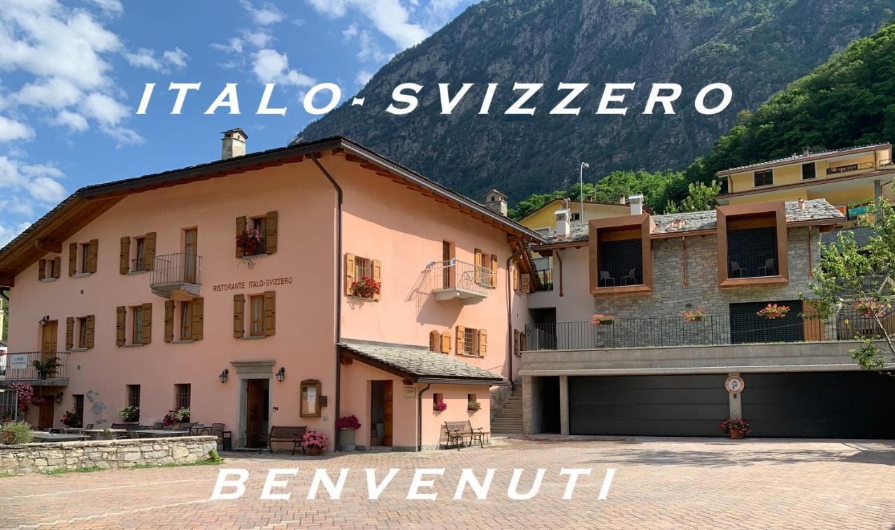 Italo-Svizzero Hotel Chiavenna Bagian luar foto